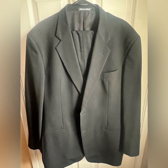 Armani Collezioni Men’s Black Big & Tall suit in excellent condition size 44L. - Picture 3 of 14